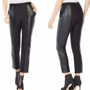 BCBG MAXAZRIA “Brennan” Faux Leather Pants size XS